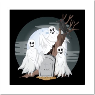 Halloween Ghost Posters and Art